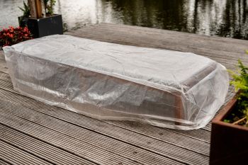 Beschermhoes ligbed 200x75x40cm transparant